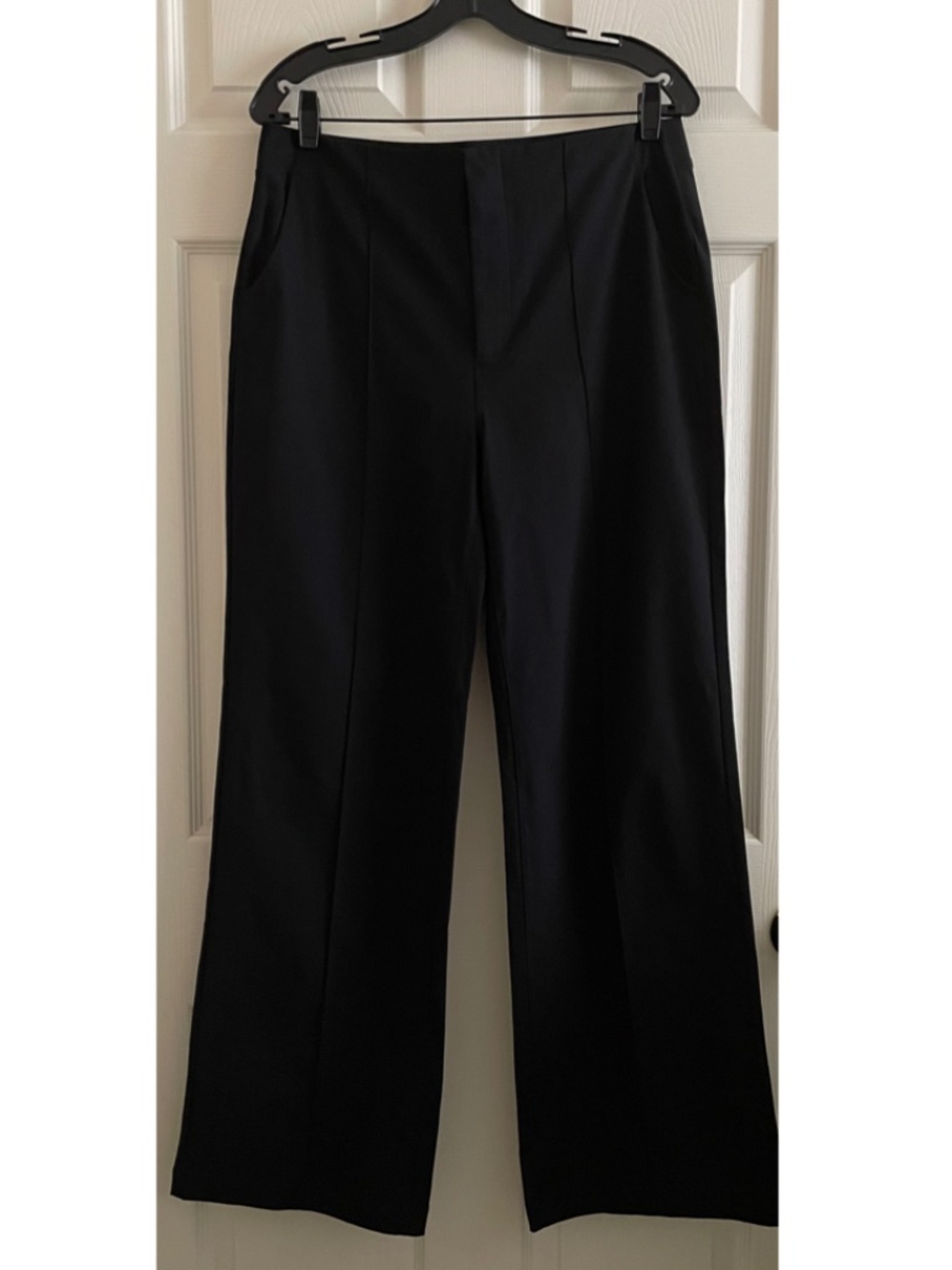 Vuori Womens Meta Wideleg Black Pants - Picture 2 of 11